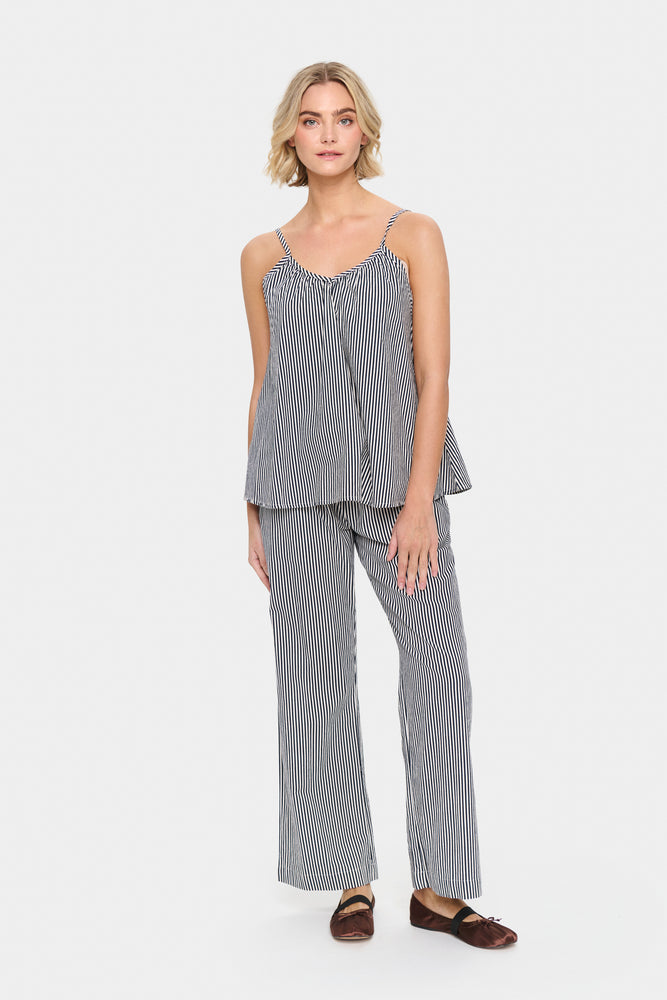 
                  
                    ZALINDASZ  Ice Nightsky  Stripe Strap Tank Top
                  
                
