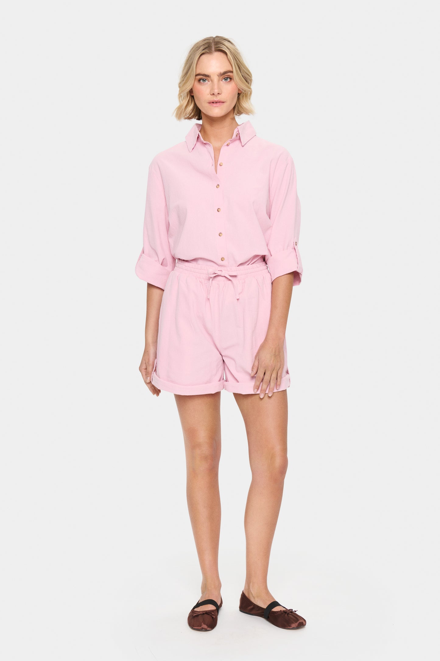 
                  
                    ZALINDASZ  Pink Nectar  Casual Shorts
                  
                