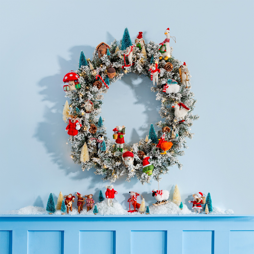 
                  
                    Mushroom With Presents Felt Decoration
                  
                