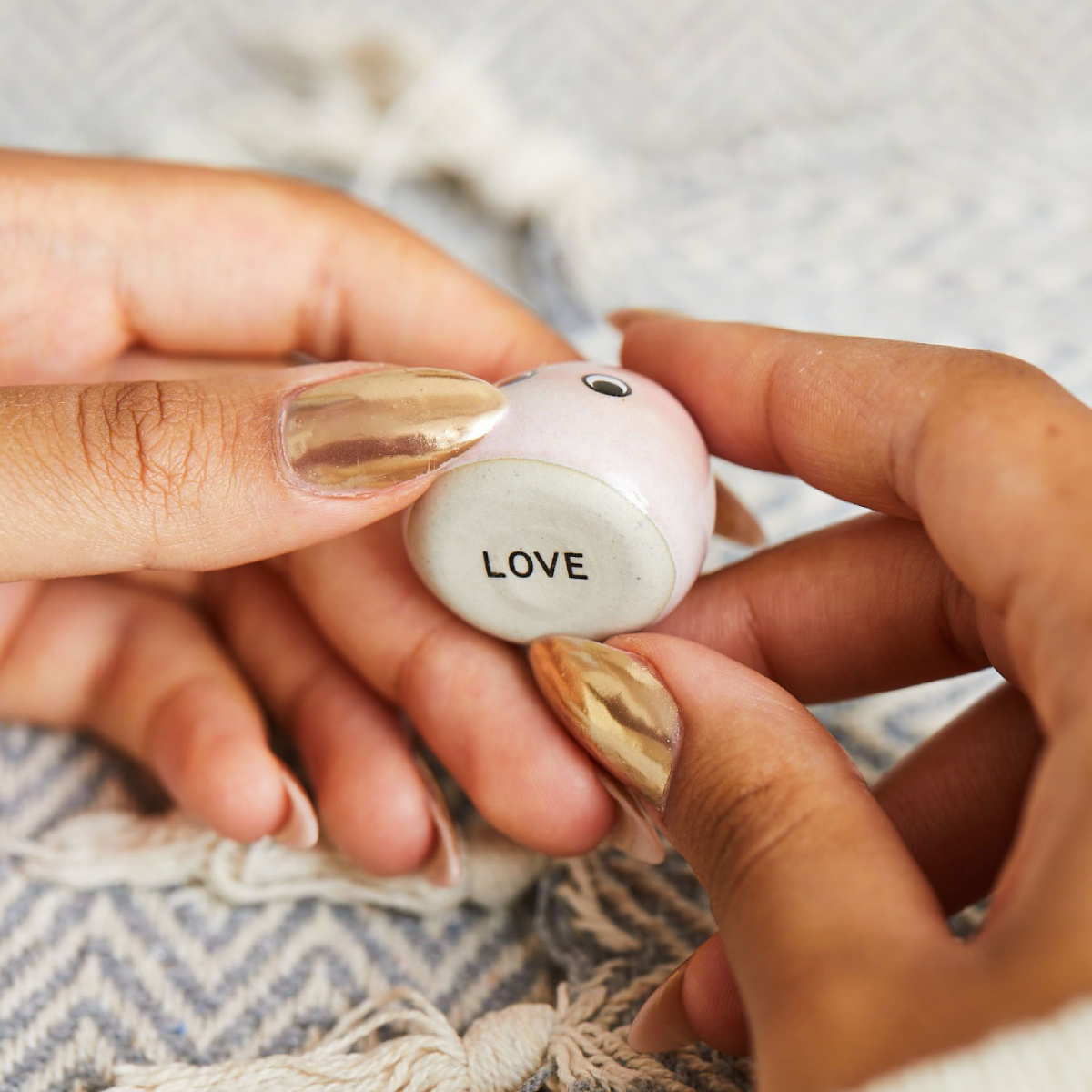
                  
                    Pink Love Positivity Pebble
                  
                