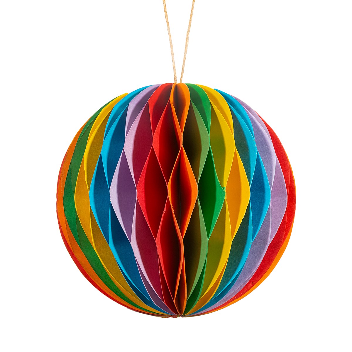 
                  
                    Regenbogen-Wabenpapierdekoration
                  
                