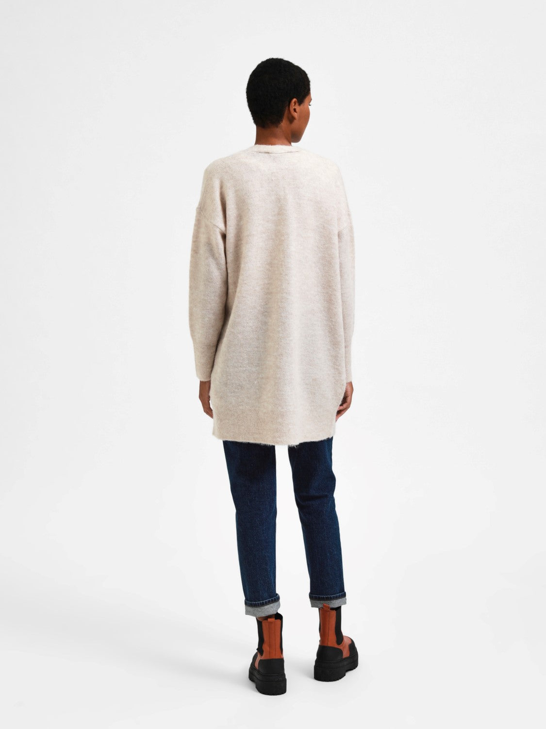 
                  
                    SLFLULU Birch Knit Long Cardigan
                  
                