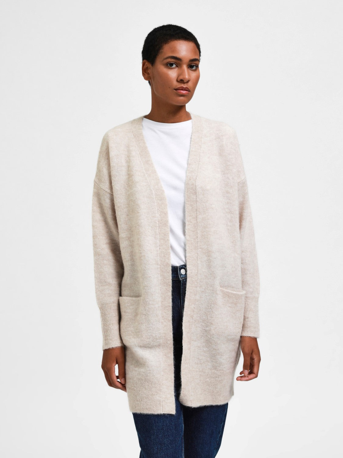 
                  
                    SLFLULU Birch Knit Long Cardigan
                  
                