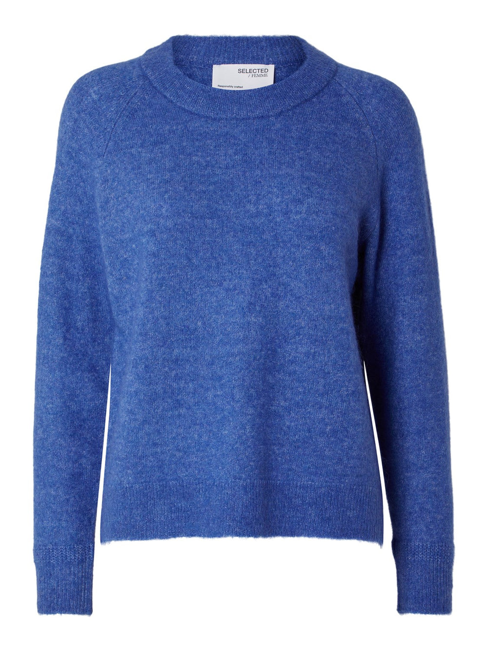 SLFLULU Nebulas Blue Knit O-Neck Jumper