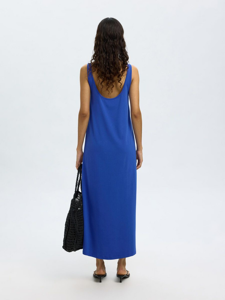 
                  
                    SLFANOLA Dazzling Blue Low Back Ankle Dress
                  
                