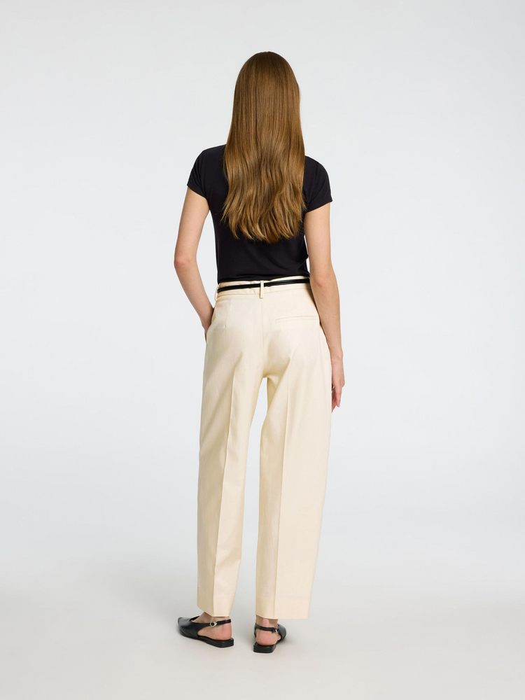 
                  
                    SLFDORA-MERLA Birch Barrel Trousers
                  
                