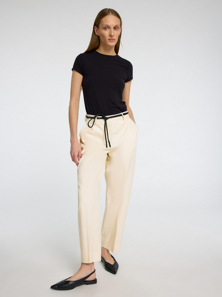 
                  
                    SLFDORA-MERLA Birch Barrel Trousers
                  
                