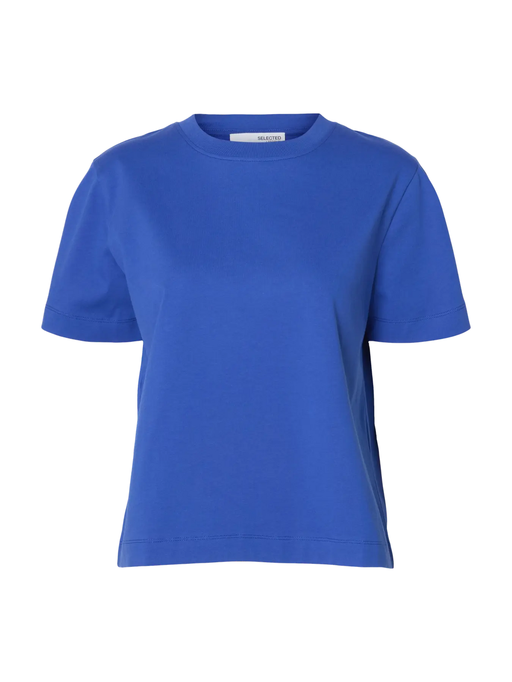 SLFESSENTIAL Dazzling Blue Boxy T-Shirt