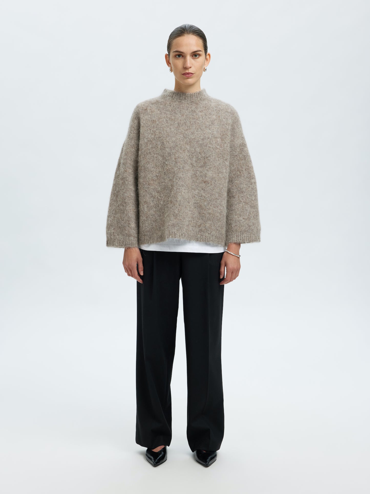 
                  
                    SLFGABRIELLA Steel Gray Knit O-Neck Jumper
                  
                