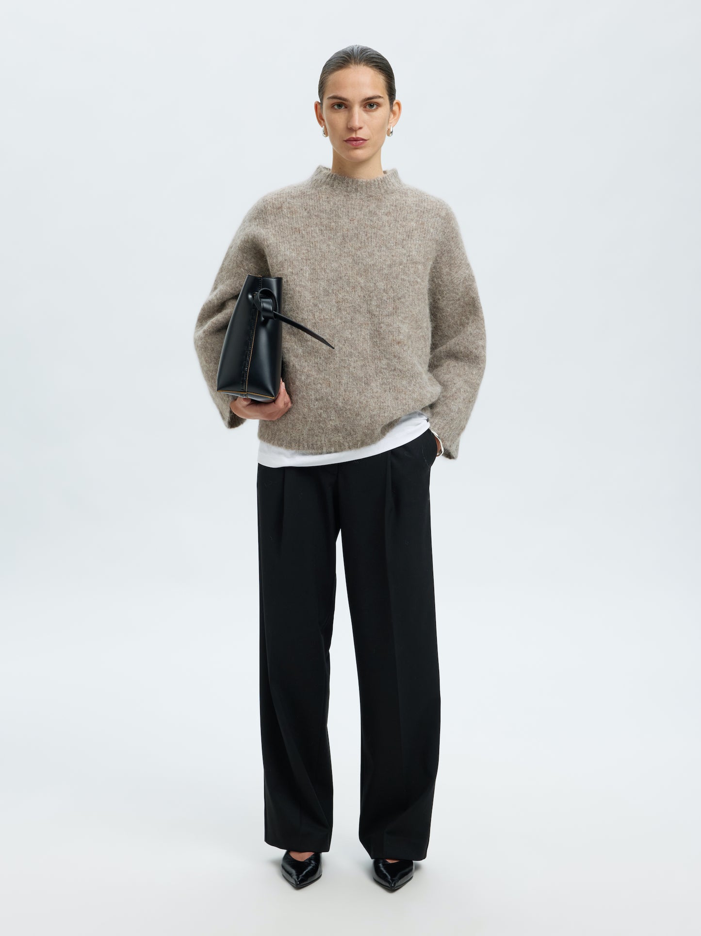 
                  
                    SLFGABRIELLA Steel Gray Knit O-Neck Jumper
                  
                
