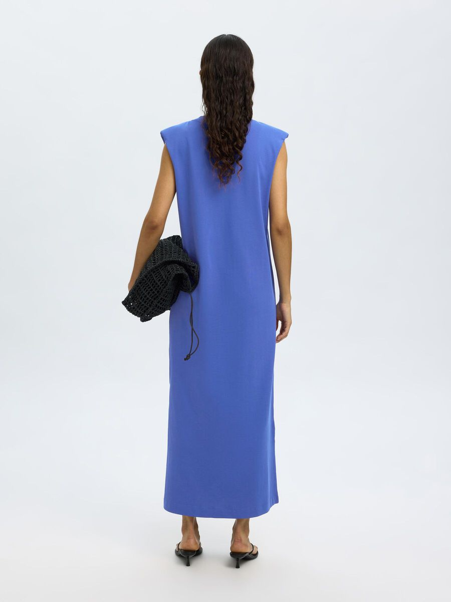 
                  
                    SLFHALLEY Dazzling Blue Shoulderpad Ankle Dress
                  
                