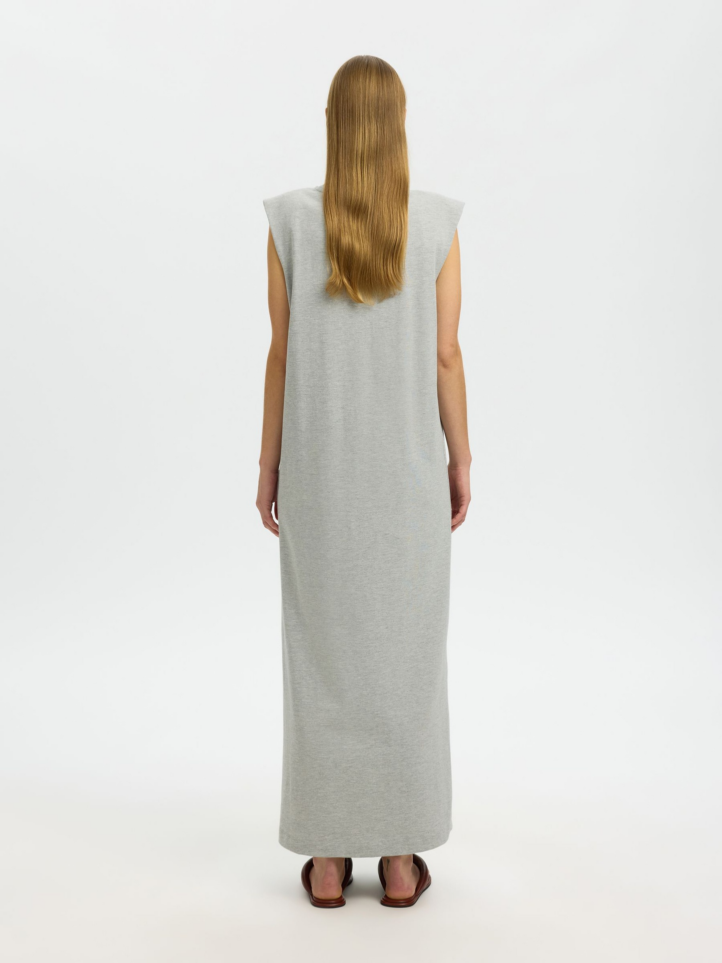 
                  
                    SLFHALLEY Light Grey Melange Sleeveless Ankle Dress
                  
                