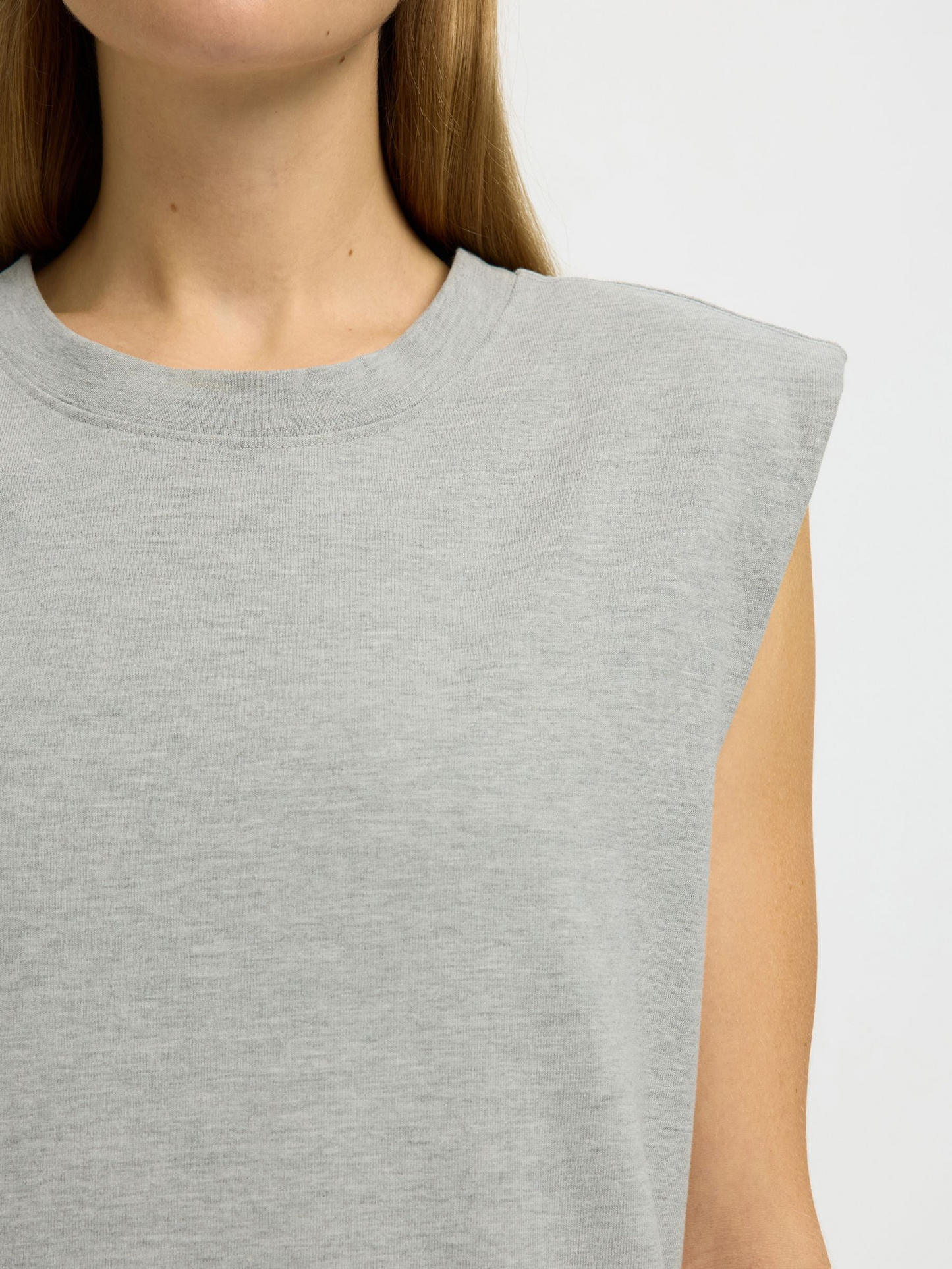 
                  
                    SLFHALLEY Light Grey Melange Sleeveless Ankle Dress
                  
                
