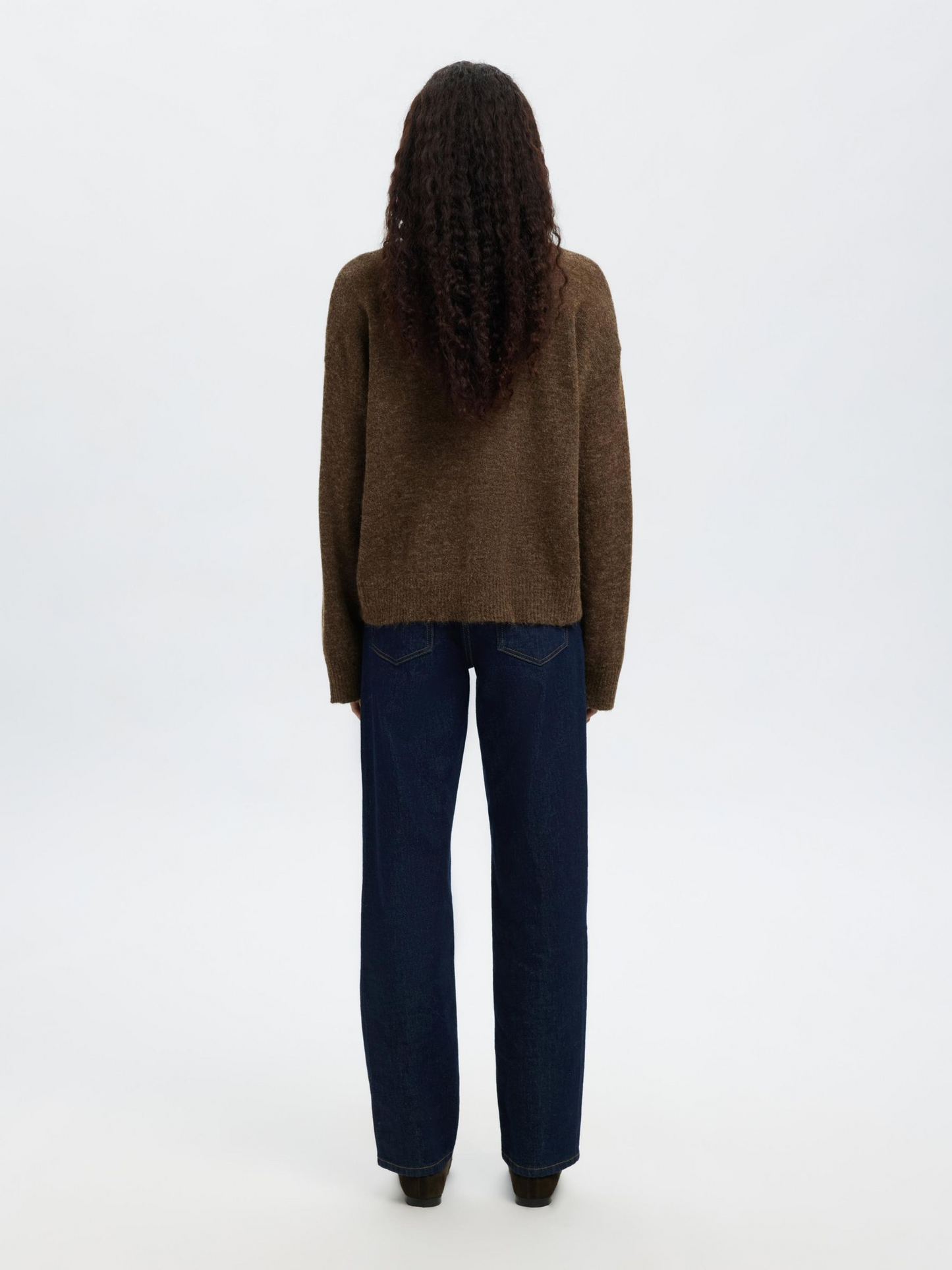
                  
                    SLFLULU Dachshund Melange Knit Roll Neck Jumper
                  
                