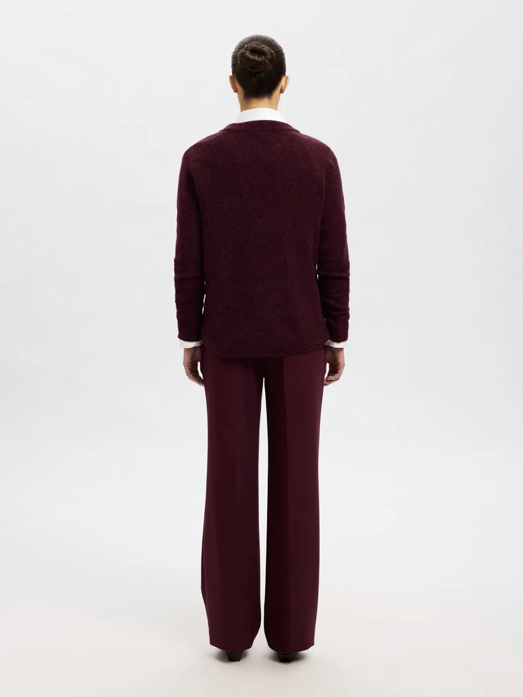 
                  
                    SLFLULU – Fig-Strickpullover mit Rundhalsausschnitt
                  
                