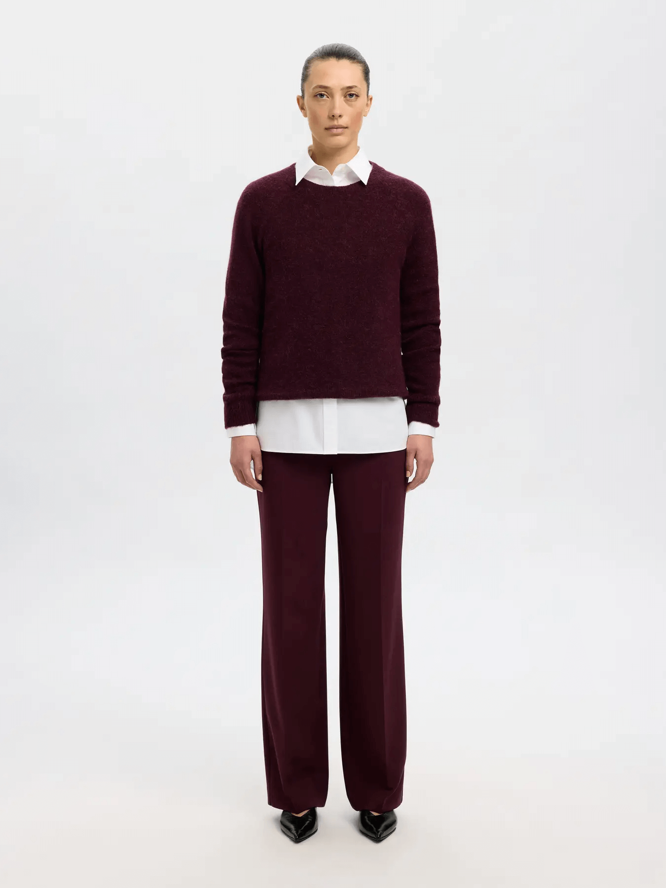 
                  
                    SLFLULU – Fig-Strickpullover mit Rundhalsausschnitt
                  
                