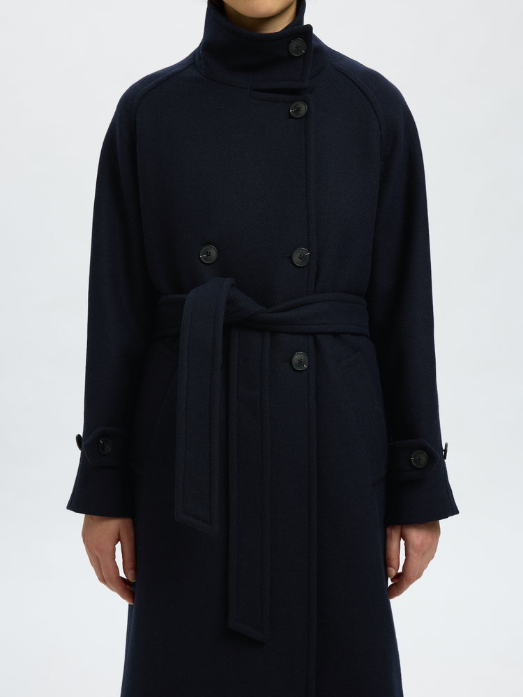 
                  
                    SLFMADELINE Sky Captain Manteco Coat
                  
                