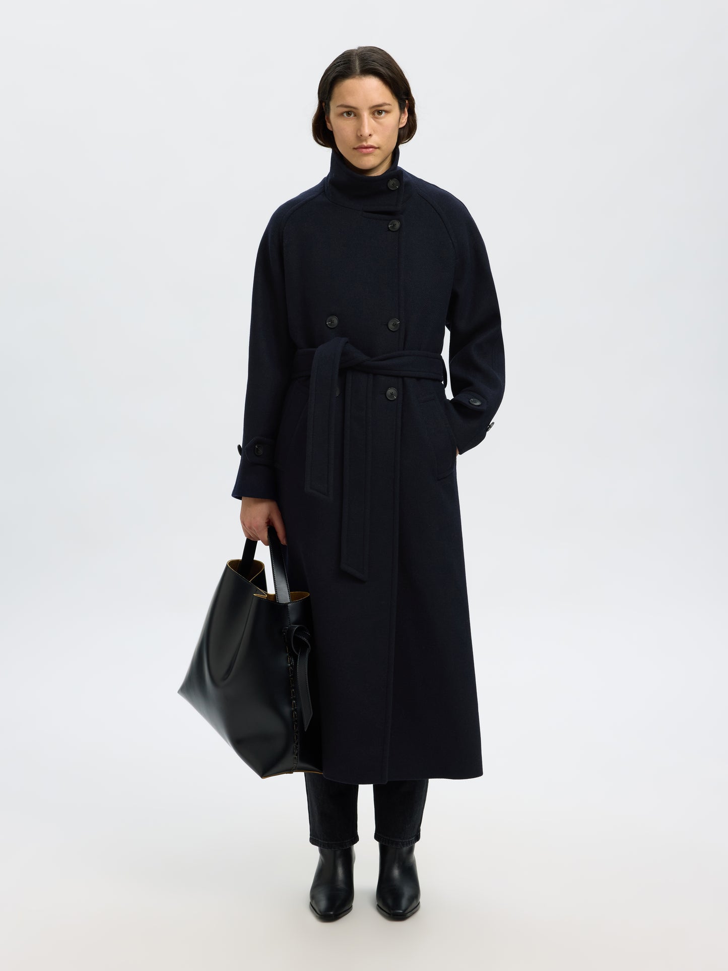 
                  
                    SLFMADELINE Sky Captain Manteco Coat
                  
                