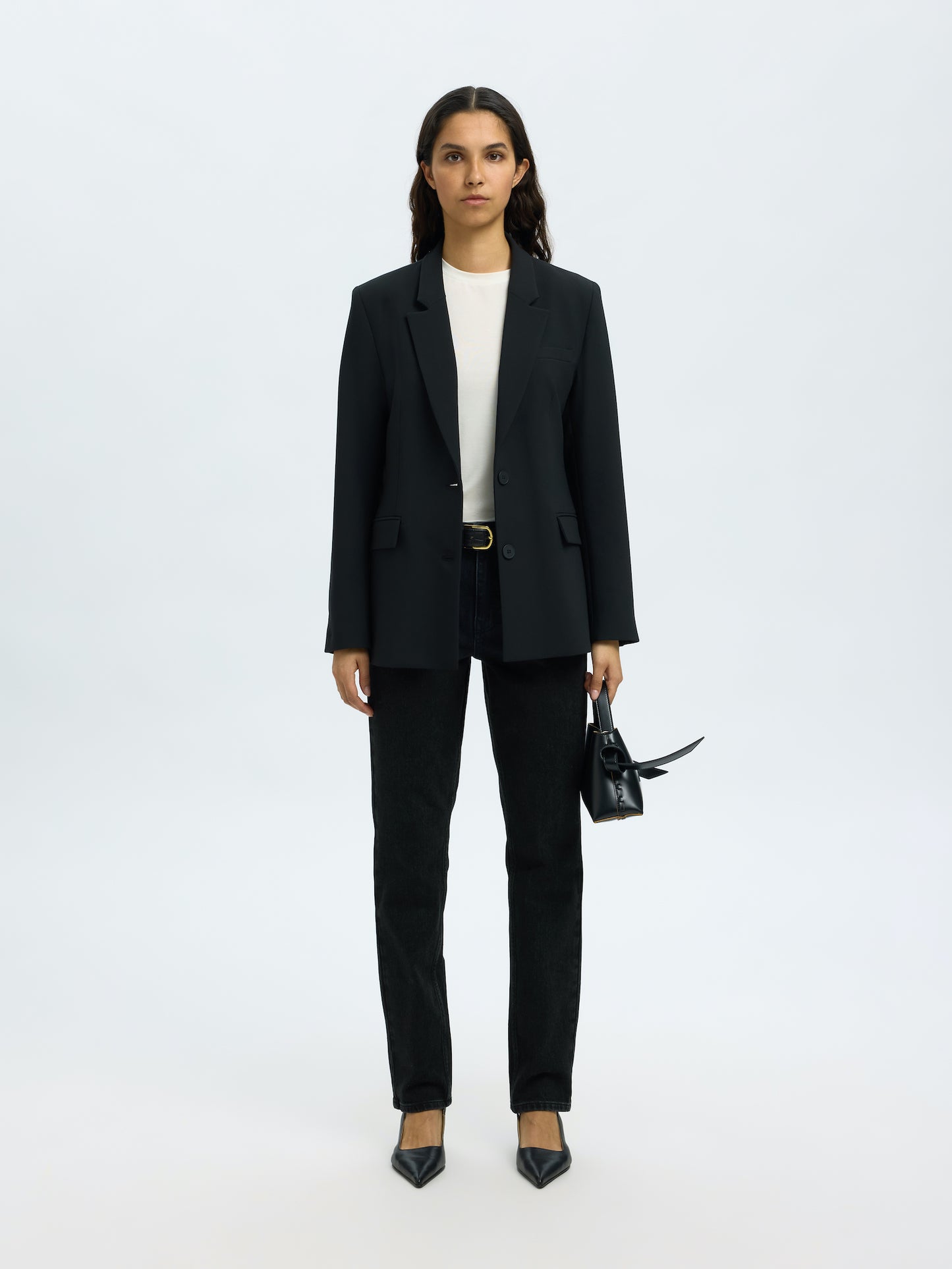 
                  
                    SLFSLIM BEA-KORI Schwarze Jeans
                  
                