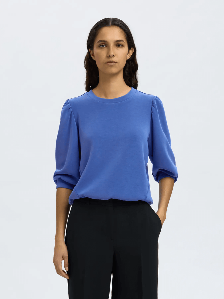 
                  
                    SLFTENNY – Strahlend blauer 3/4-Sweatpullover
                  
                