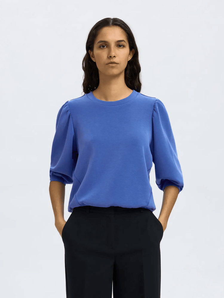 
                  
                    SLFTENNY – Strahlend blauer 3/4-Sweatpullover
                  
                