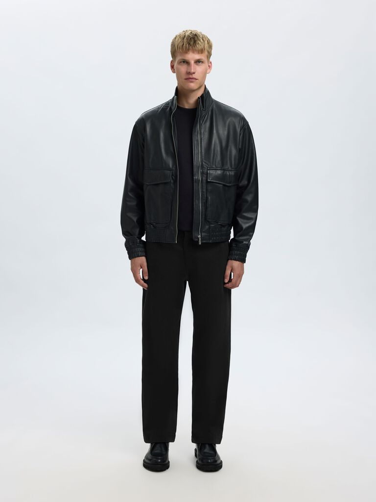 
                  
                    SLH220 Black Loose Harry Twill Trousers
                  
                