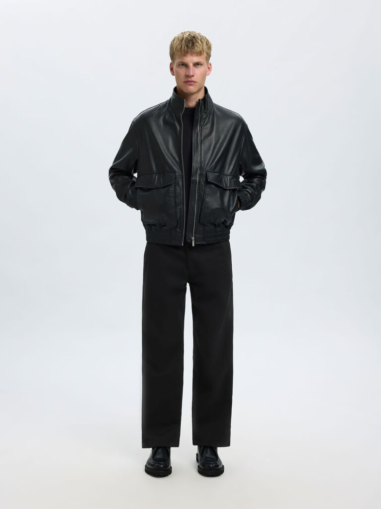 
                  
                    SLH220 Black Loose Harry Twill Trousers
                  
                