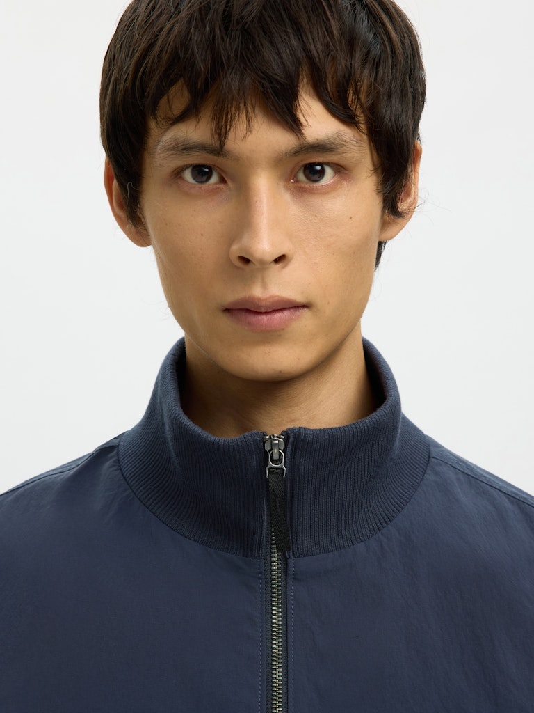 
                  
                    SLHDYLAN Blue Nights Relaxed Bomber Jacket
                  
                