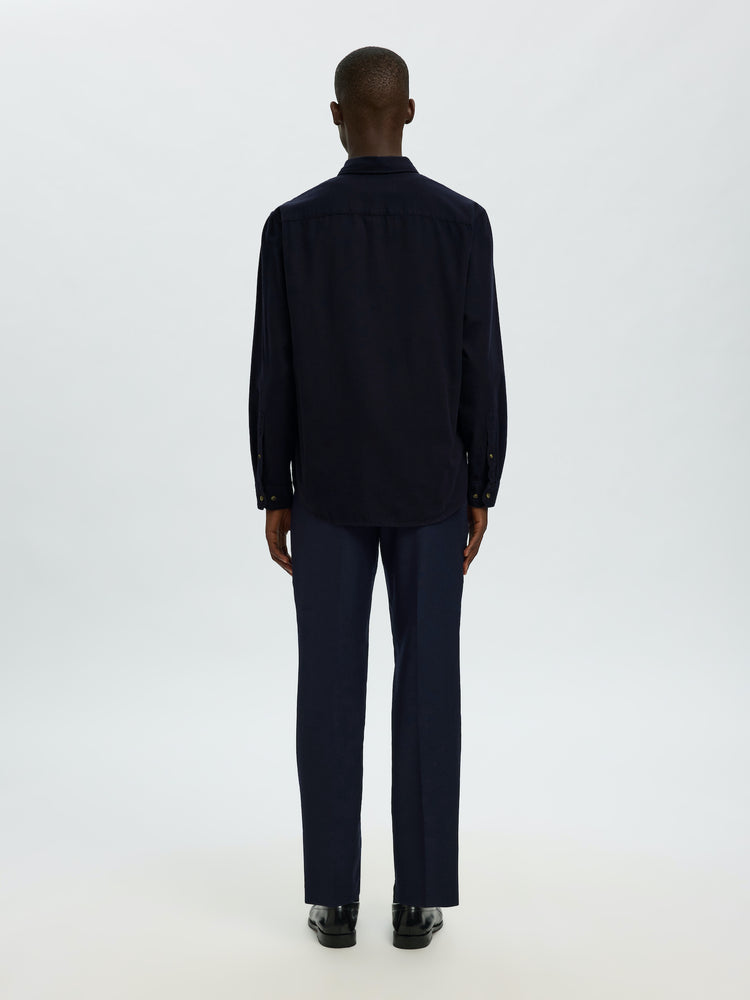 
                  
                    SLHREGNOAH Sky Captain Twisted Black Shirt
                  
                