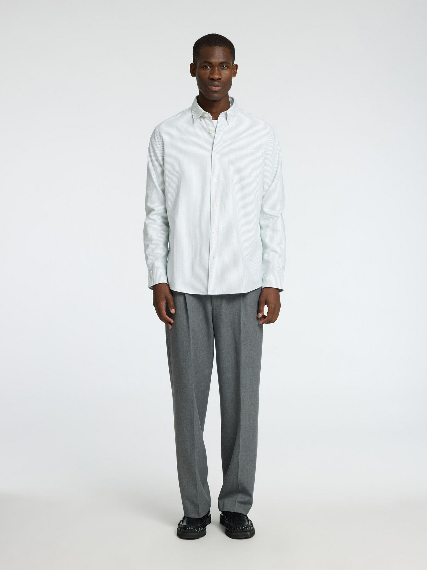 
                  
                    SLHREGRICK-OX Iceberg Green Shirt
                  
                