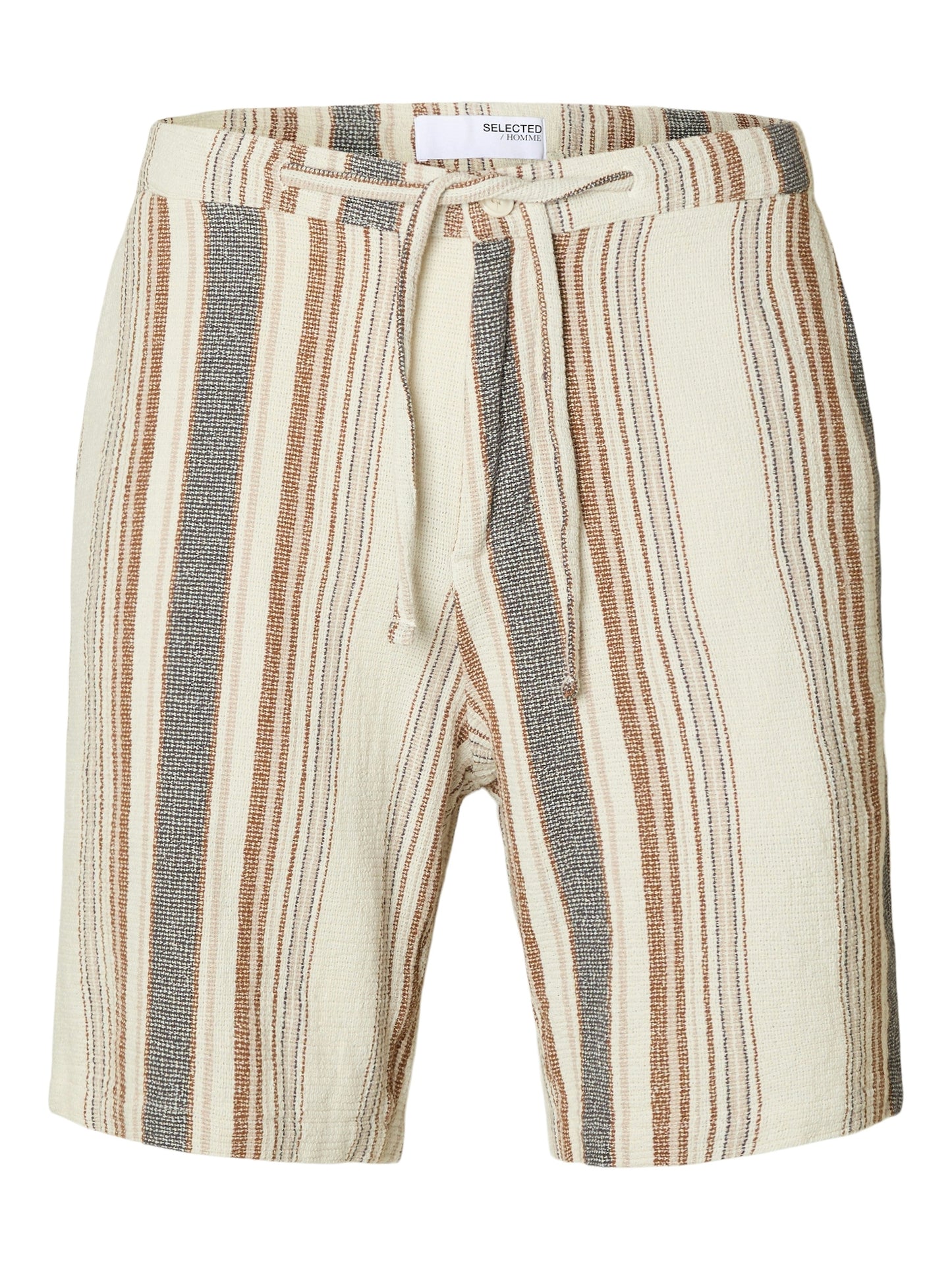
                  
                    SLHREGSAL  Egret  Multi Stripes Shorts
                  
                
