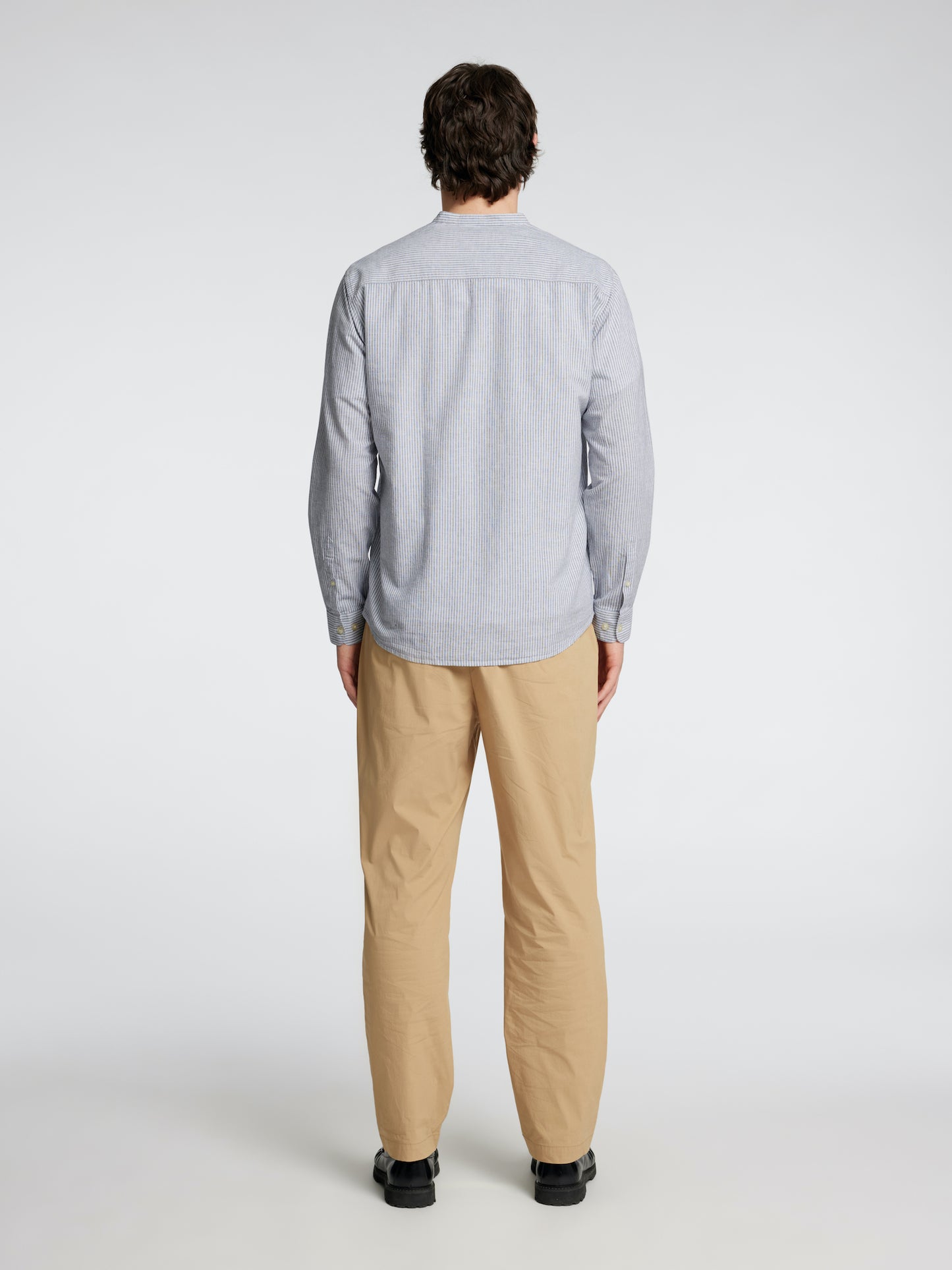 
                  
                    SLHREGSUN  Bright White  Longsleeve Thin Stripes Shirt
                  
                