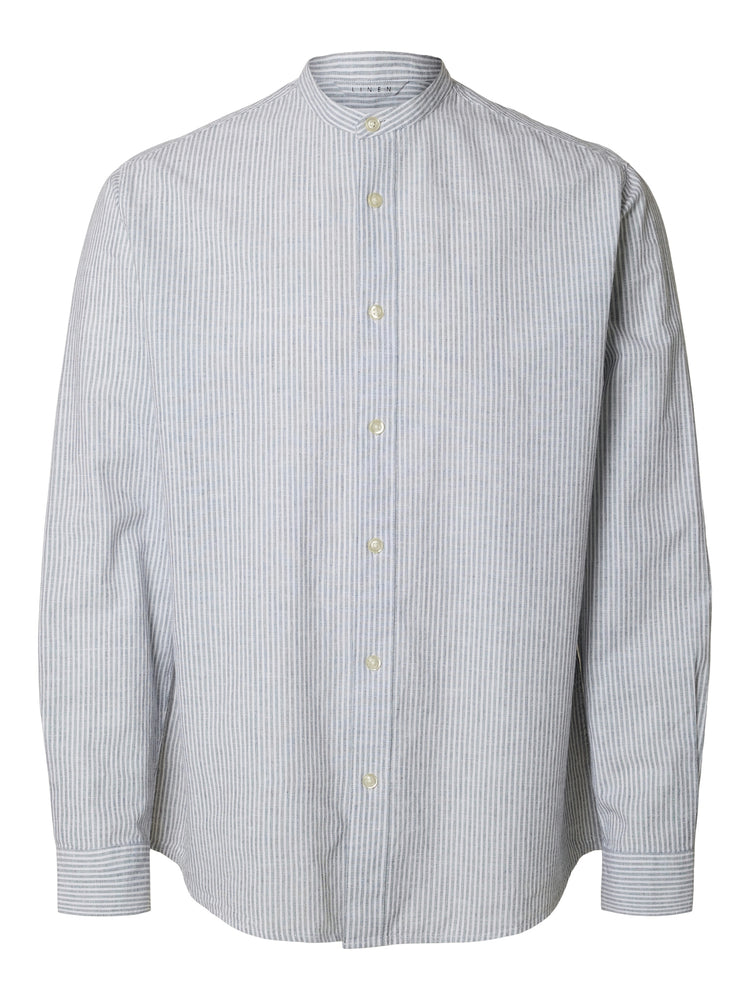 
                  
                    SLHREGSUN  Bright White  Longsleeve Thin Stripes Shirt
                  
                