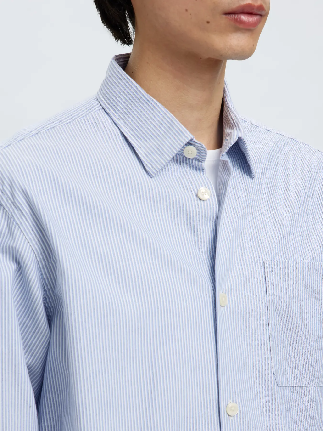 
                  
                    SLHRLXJIM White Stripe Shirt
                  
                