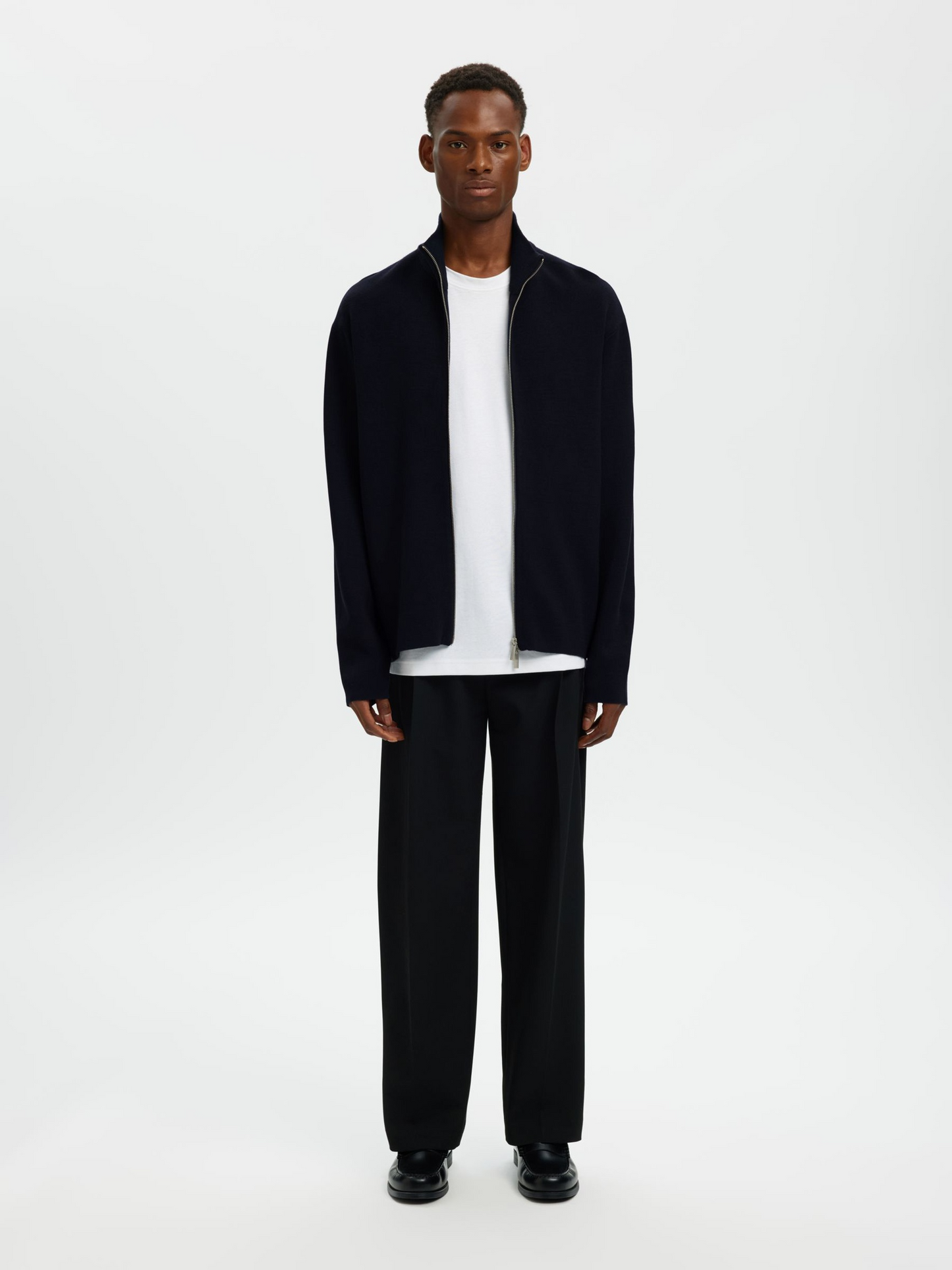 
                  
                    SLHTELLER Sky Captain Relaxed Zip Cardigan
                  
                
