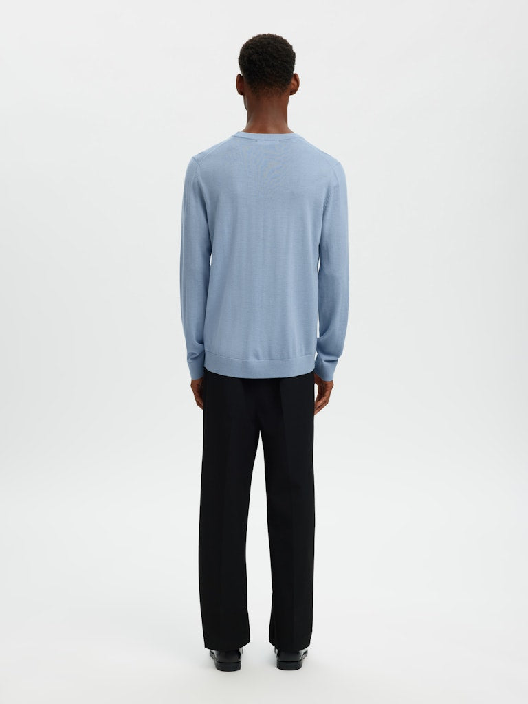 
                  
                    SLHTRAY Dusty Blue Merino Crew Neck Jumper
                  
                