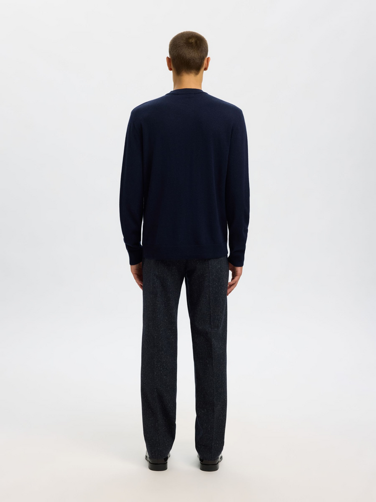 
                  
                    SLHTRAY Navy Blazer Merino Relaxed Crew Jumper
                  
                