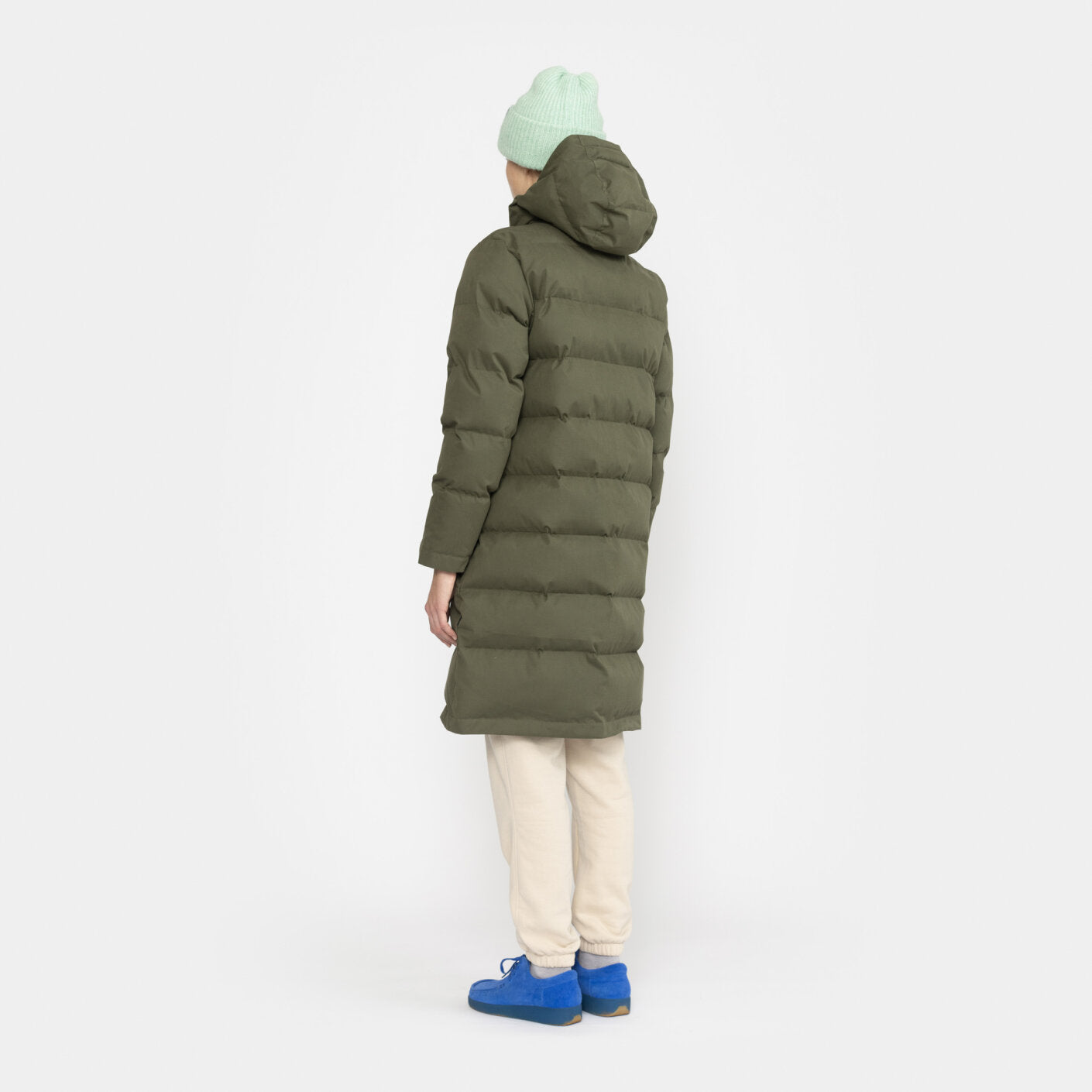
                  
                    Army Hooded Puffer Coat
                  
                