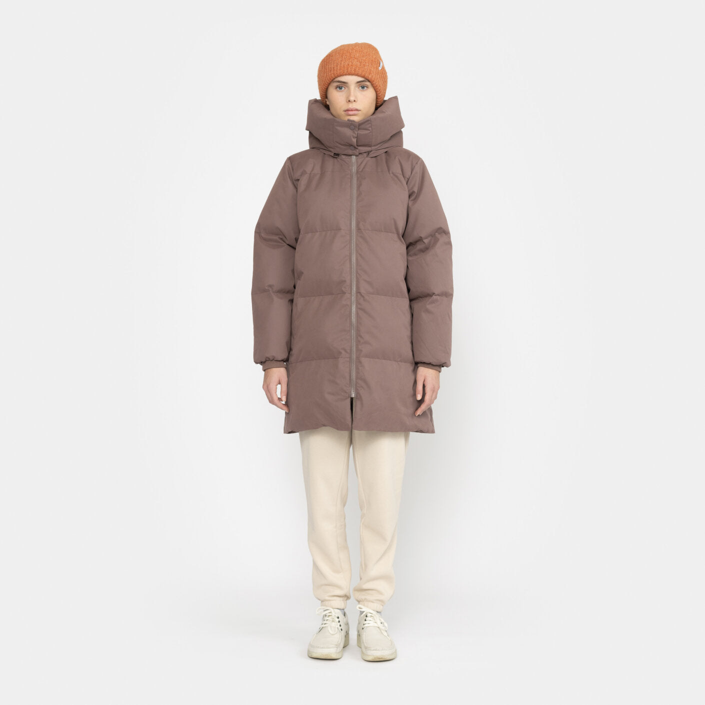 
                  
                    Dustpurple Mid-Length Puffer Jacket
                  
                