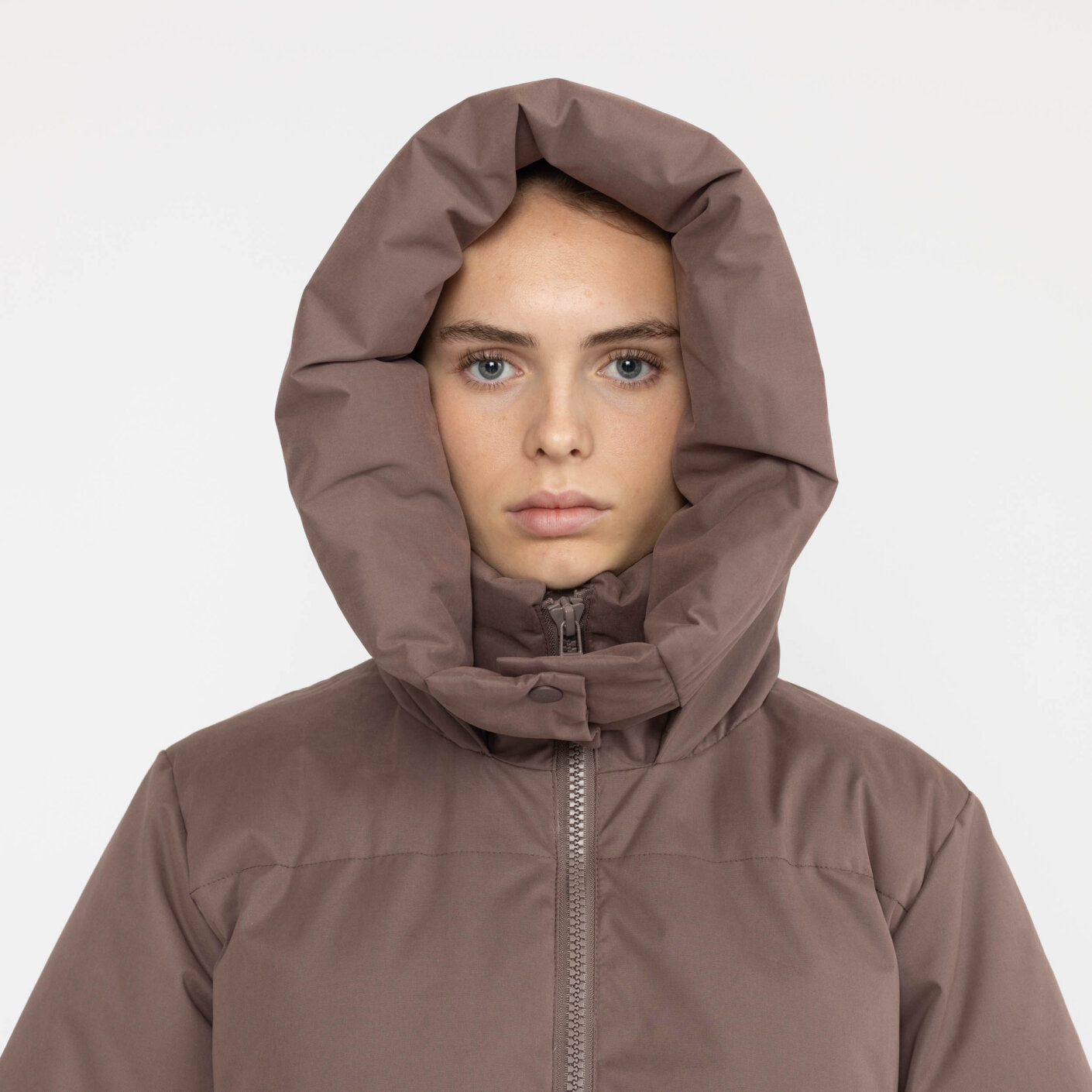 
                  
                    Dustpurple Mid-Length Puffer Jacket
                  
                