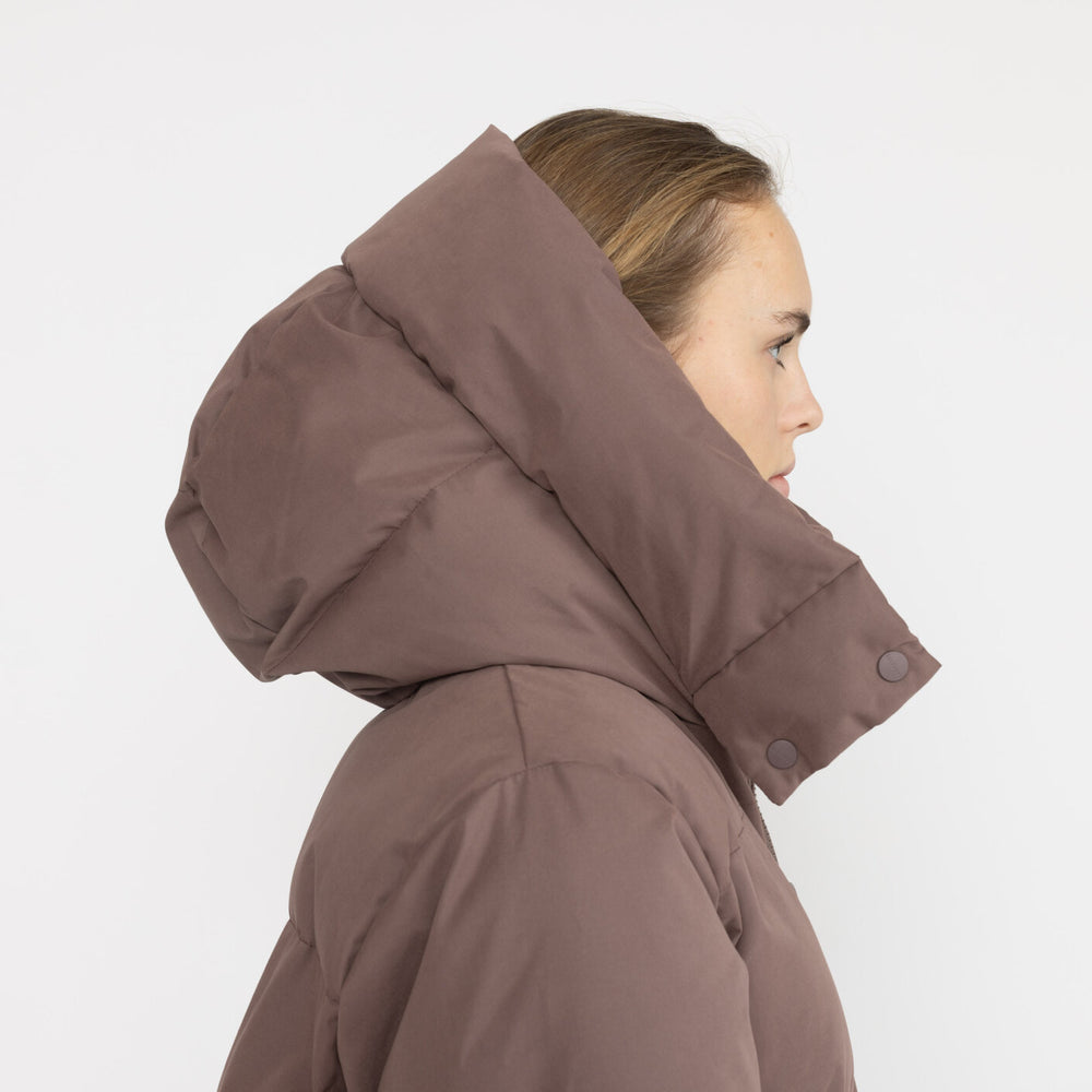 
                  
                    Dustpurple Mid-Length Puffer Jacket
                  
                