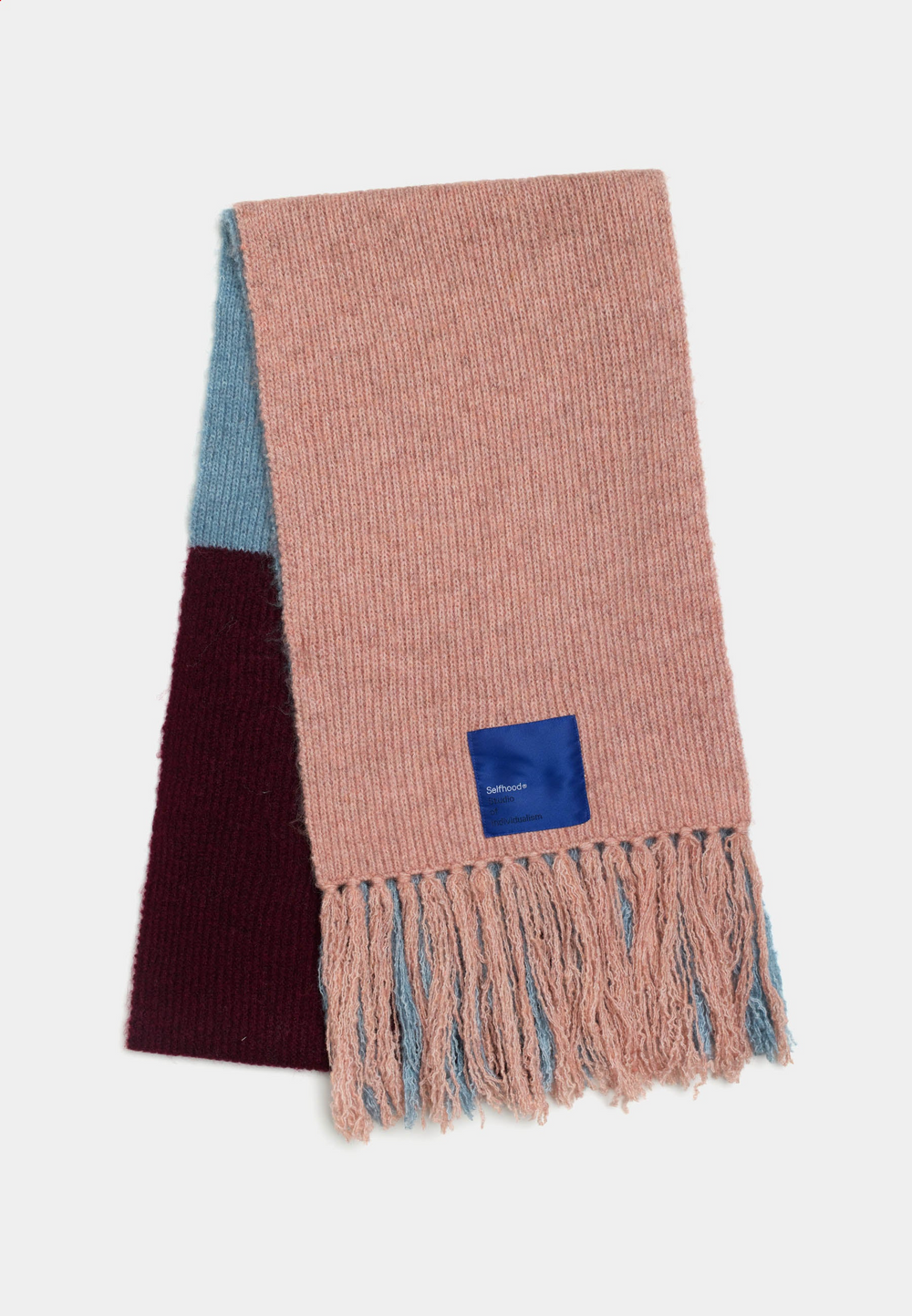 Blue Fluffy Scarf