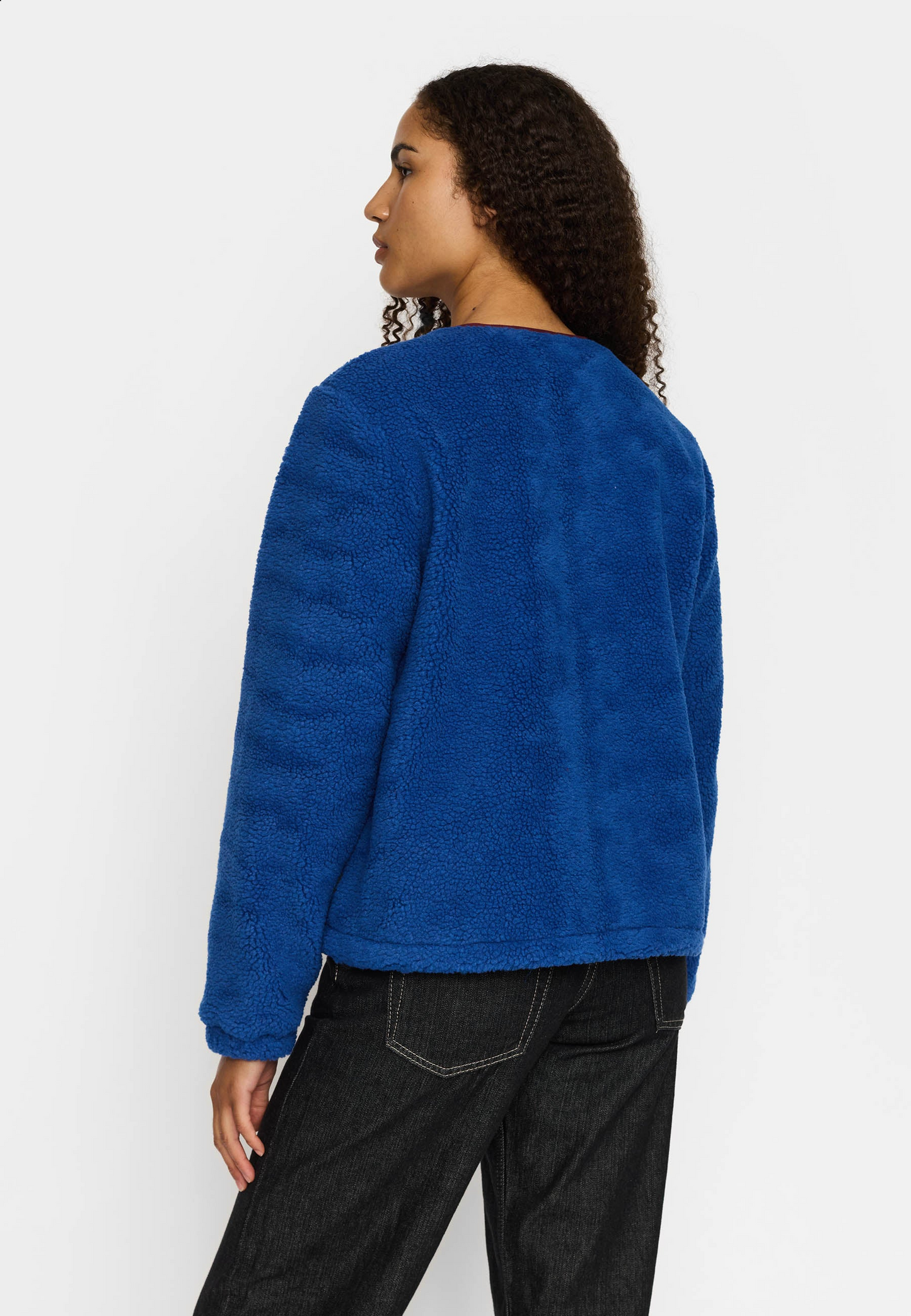 
                  
                    Blue Pocket Teddy Jacket
                  
                