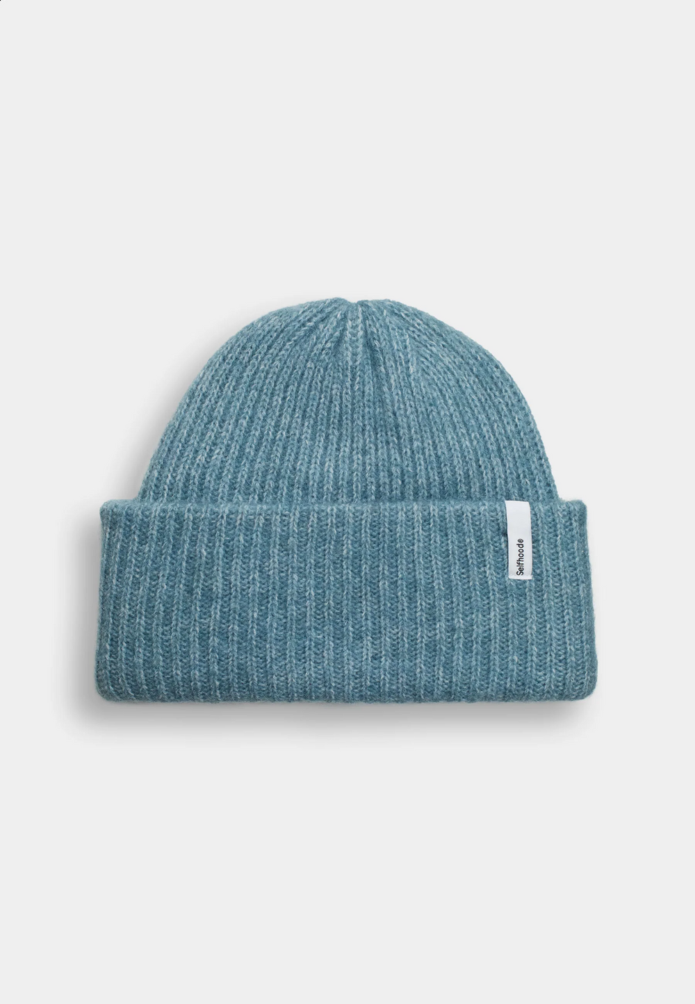 Denim Blue Fluffy Beanie