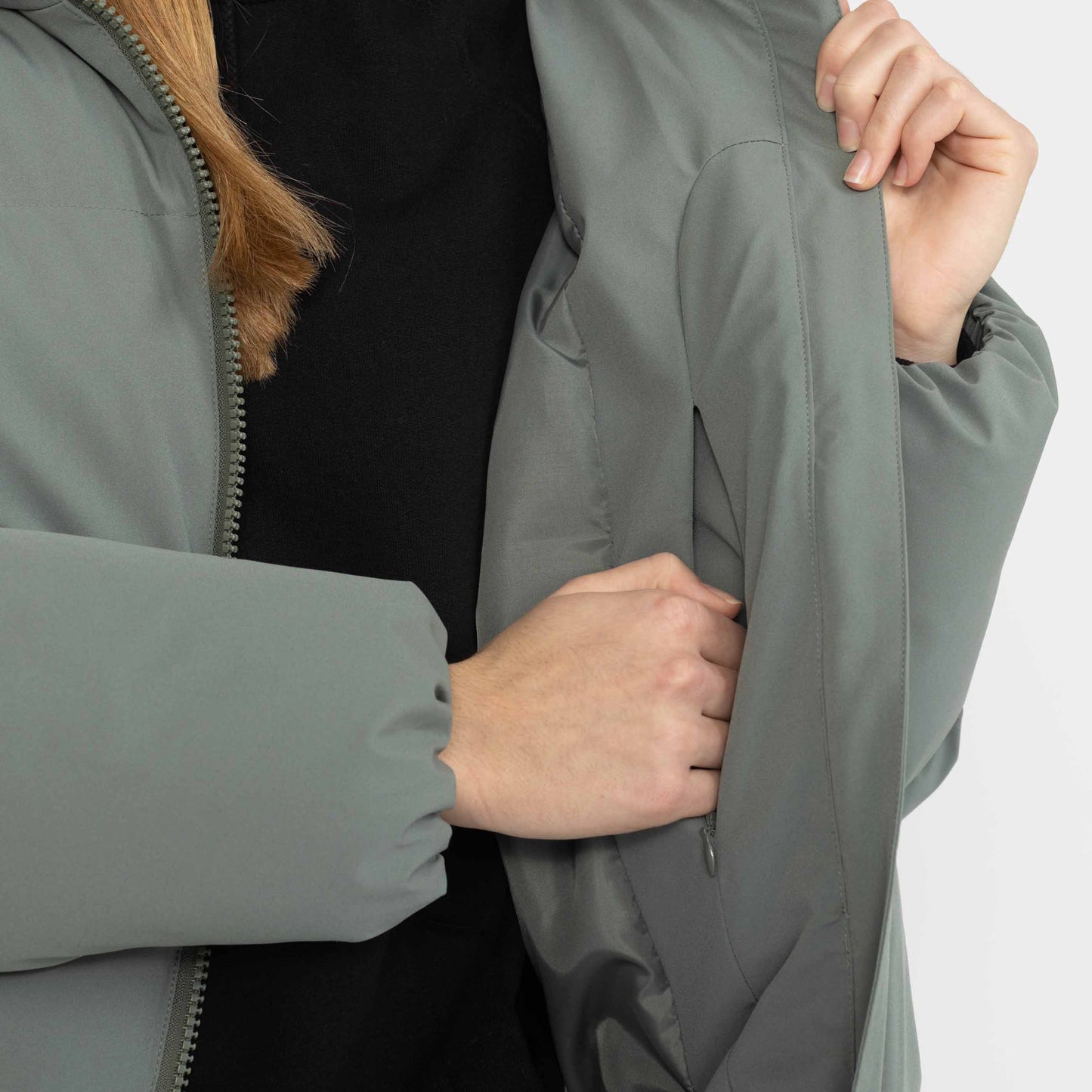 
                  
                    Kurze Steppjacke in Dust Petrol
                  
                