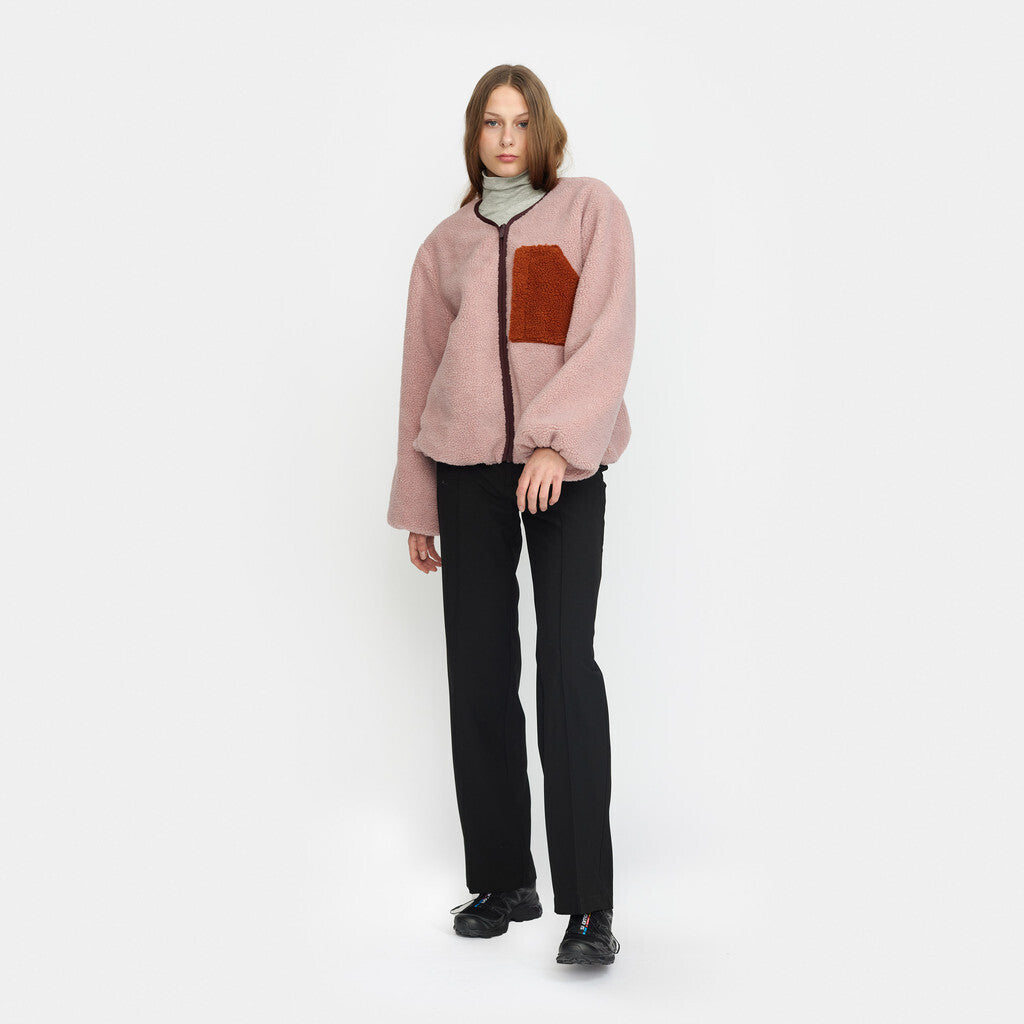 
                  
                    Light Purple Puff Sleeve Teddy Jacket
                  
                