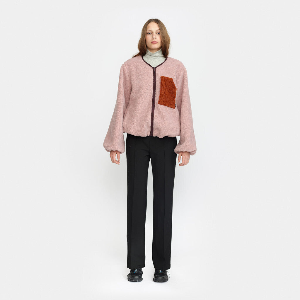 
                  
                    Light Purple Puff Sleeve Teddy Jacket
                  
                
