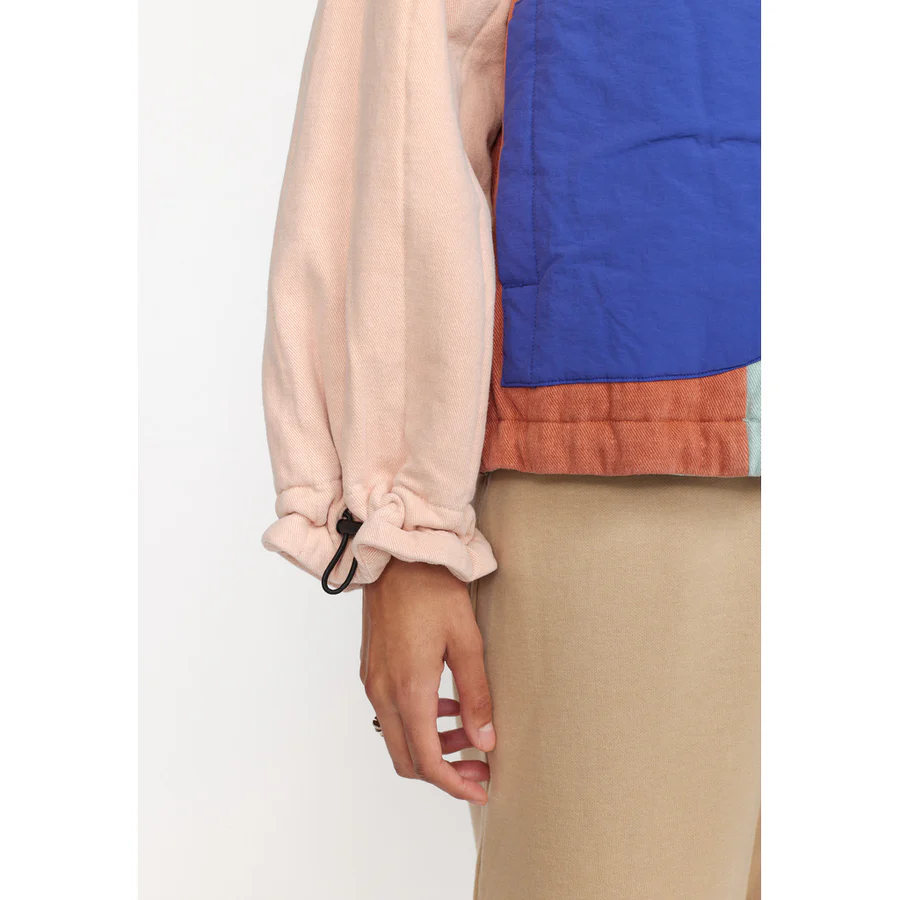 
                  
                    Off White Quilted Patchwork Jacket
                  
                