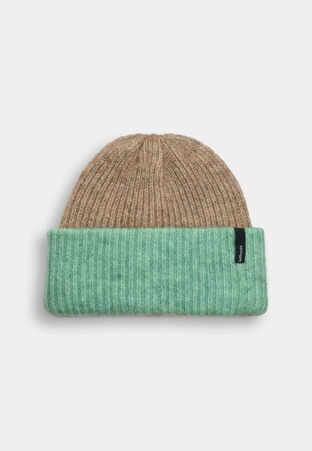 Turquoise Block Beanie