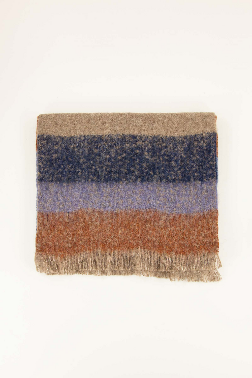 DELIO Nomad Mauve Stripes Schal